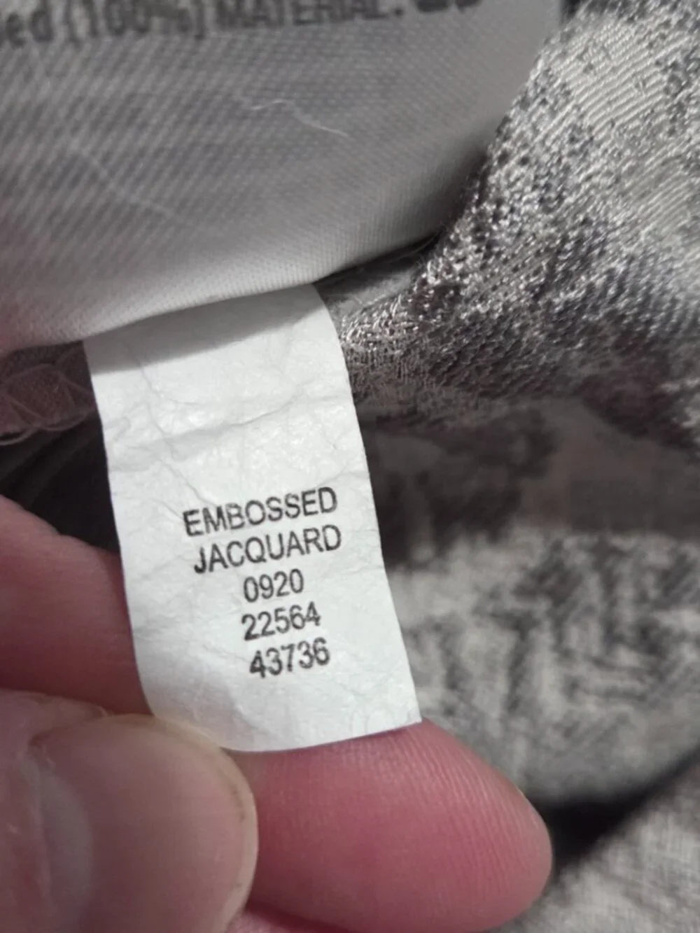 Luxury Macy's Hotel Collection Silver Queen Duvet - Picture 8 of 9